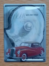 Targa in latta Mercedes 300