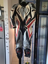 tuta moto in pelle intera