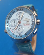 chronotech watch orchestra chronograph alarm,full azure