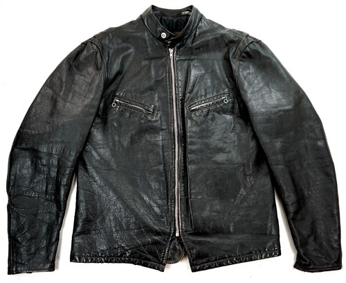 Giacca pelle toro schott - in,