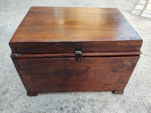 Scatola baule legno - scatola, noce