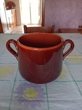 Pentola in Terracotta Smaltata 20cm con Manici per Fornelli a Gas come nuova