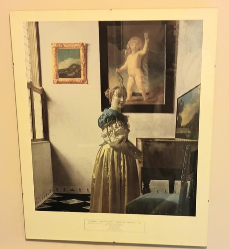 Stampa vermeer una giovane - vermeer,