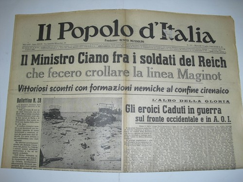 Popolo italia originale 9 - popolo, d'italia