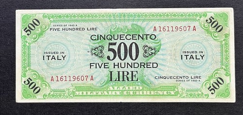 500 lire serie 1943 a - lire,