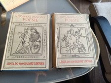 POESIE DI GIOVANNI PASCOLI - 2 VOLUMI - MONDADORI EDITORE - 1959 Cofanetto 