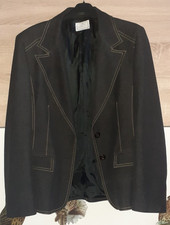 ELEGANTE GIACCA CASUAL donna ragazza originale moda donna made italy JEANS COTONE L