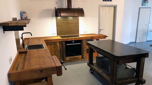 Cucina angolo industrial - cucina,