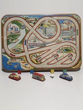 GIOCATTOLO D'EPOCA IN LATTA LITOGRAFATA TECHNO FIX TRAFFIC CONTROLL