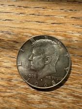 Moneta Argento Half Dollar Kennedy 1966