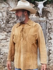 Camicia uomo Old West pelle di