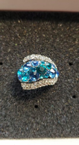 Anello grande argento con - anello,