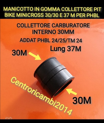 Manicotto gomma collettore - gomma,