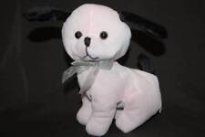 Pink Puppy Dog Black Ears Tail