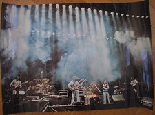GENESIS POPSTER ORIGINALE CONCERTO FOTO ARMANDO GALLO AFFICHE POSTER VINTAGE
