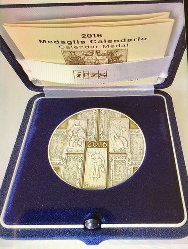 Medaglia calendario ipsz - medaglia,