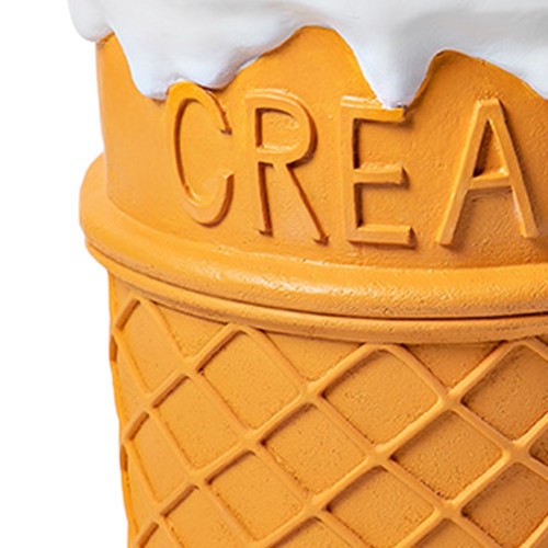 Ice cream simulated food - ice,