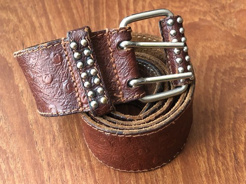 Cintura vintage pelle - cintura,