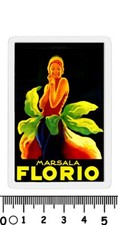 RECENTE calamita pubblicità marsala trapani vino liquoroso bevanda florio