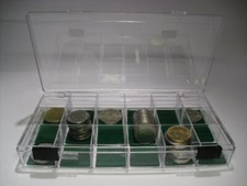 BOX PICCOLO IN PVC TRASPARENTE PER MONETE