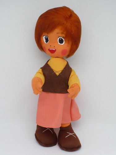 Tres ancienne peluche poupee - tres,