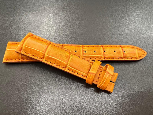 Light brown leather strap - brown,