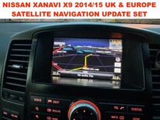 SET AGGIORNAMENTO NAVIGAZIONE SATELLITARE NISSAN XANAVI X9 2014/15 REGNO UNITO ED EUROPA