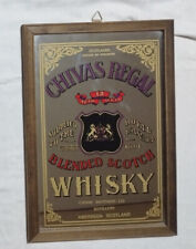 QUADRO A SPECCHIO BAR PUB CHIVAS REGAL BLENDED SCOTCH WHISKY PUBBLICITARIO
