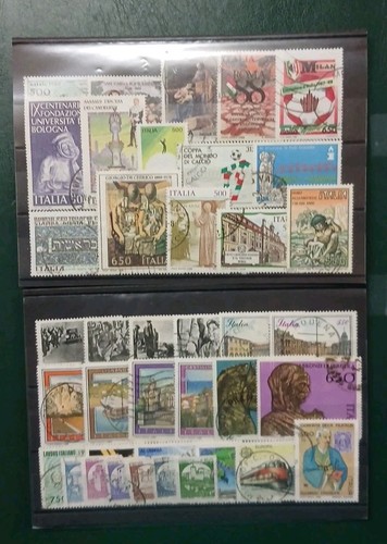 1988 italia francobolli usati - francobolli,
