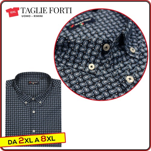 Camicia taglie forti uomo - camicia,