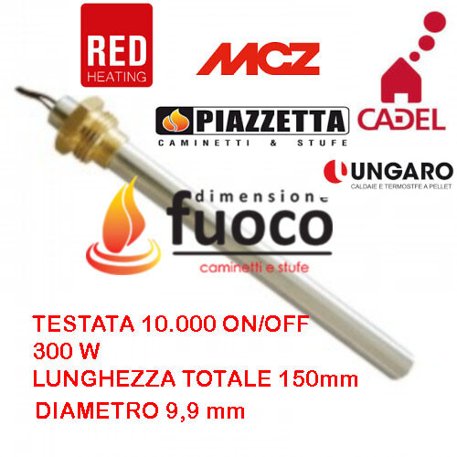 Candeletta resistenza stufa - candeletta,
