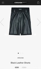 Pantaloni Orgvsm BLACK LEATHER