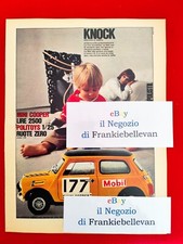 Advertising ITALIA Pubblicità : MINI COOPER Politoys 1/25 ruote Zero ( 1970 )