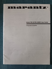 ISTRUZIONI MANUALE D'USO PER L'UTENTE - AMPLIFICATORE MARANTZ PM-35/PM-35MK2