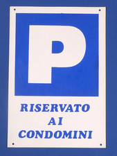 PRL) CARTELLO STRADALE TARGA