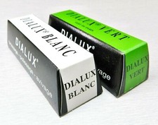 Smalto per gioielli per metalli bianchi metallo prezioso Rouge Dialux verde e bianco 2 barre