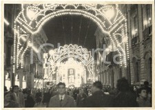 1959 CATANIA Festa di S. AGATA - Luminarie in via Etnea - Foto 18x13 cm (3)