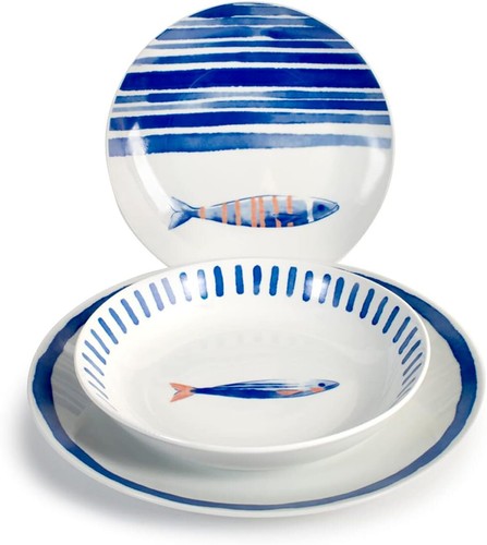 Servizio piatti h seaside - piatti,
