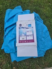 Liner Gre 610 cm - 375 cm - h 120 cm azzurro - overlap sp. 40/100