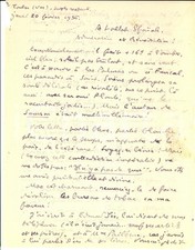 1936 TOULON Palazzo GALIGNANI a VENEZIA Ã¨ il sogno *Autografo AndrÃ© GEIGER