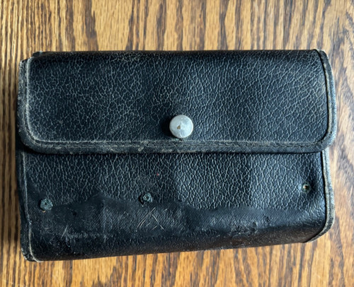 Fly box vintage - pelle, stile
