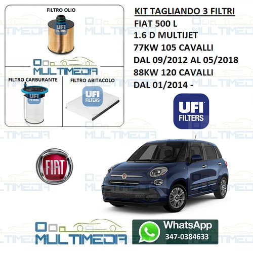 Kit tagliando filtri ufi - kit,