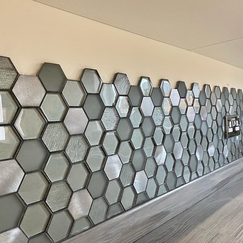 Piastrelle mosaico foglio - piastrelle,