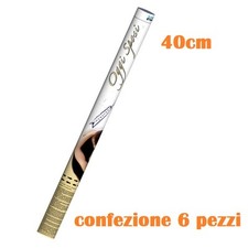 x 6 Tubo Spara Coriandoli Bianchi Cannone 40cm Feste Matrimonio Oggi Sposi moc