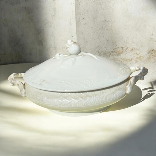 Zuppiera ceramica bianca - zuppiera,