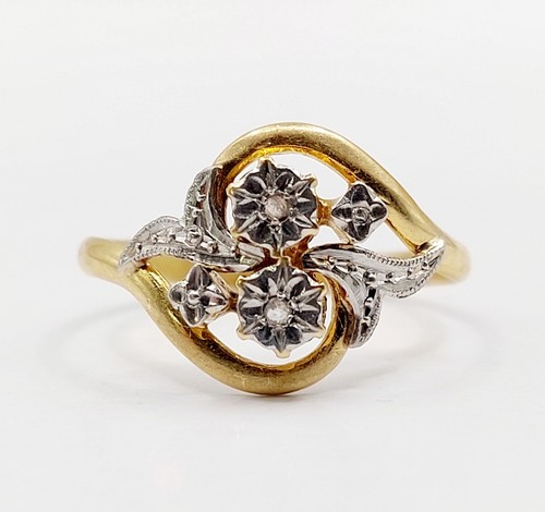 Anello antico oro - e, 18k