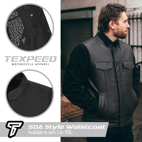 Texpeed gilet pelle vera - gilet, in