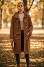 17&Co giacca giubbino di velluto a coste con cappuccio stile western tg. 44