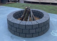 Grigio scuro pozzo fuoco