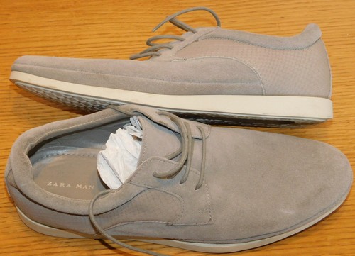 Zara man grise cuir - zara, en